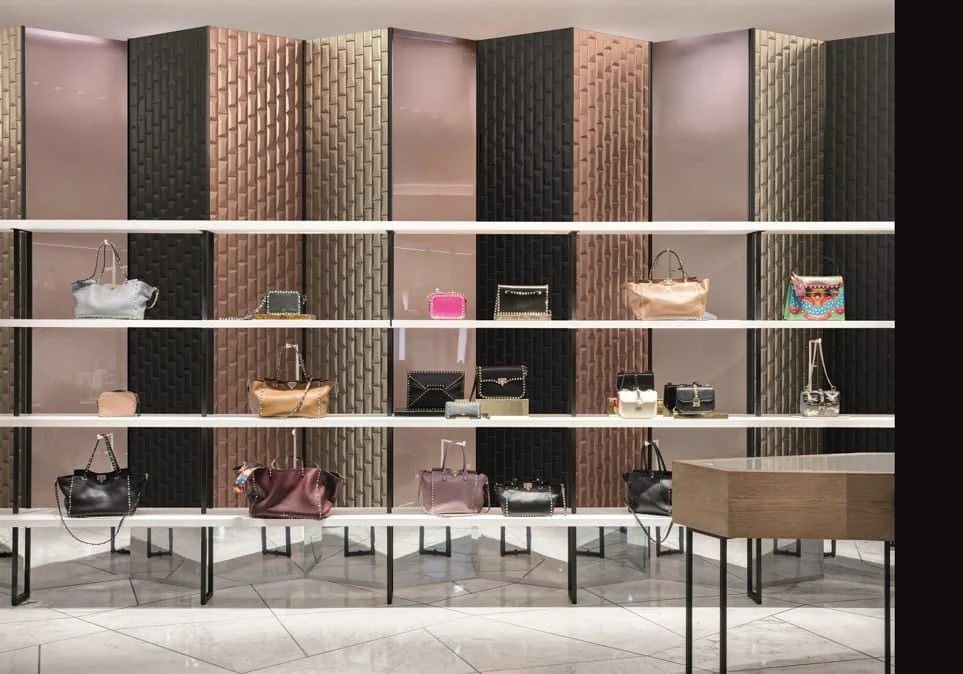 Libra — Shine Bronze, Copper and Aluminium with Matte Caviar in a shop.
