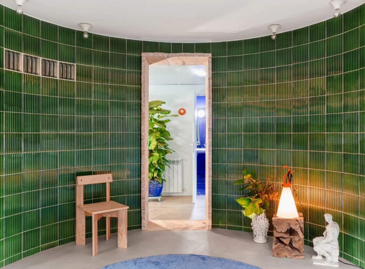 Unplanned Domestic Prototype Space Ismael Medina Manzano Architecture / Photo: Hiperfocal Relieve Onda — Verde 31